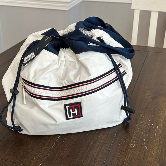 NWT Tommy Hilfiger drawstring tote bag - Picture 9 of 14